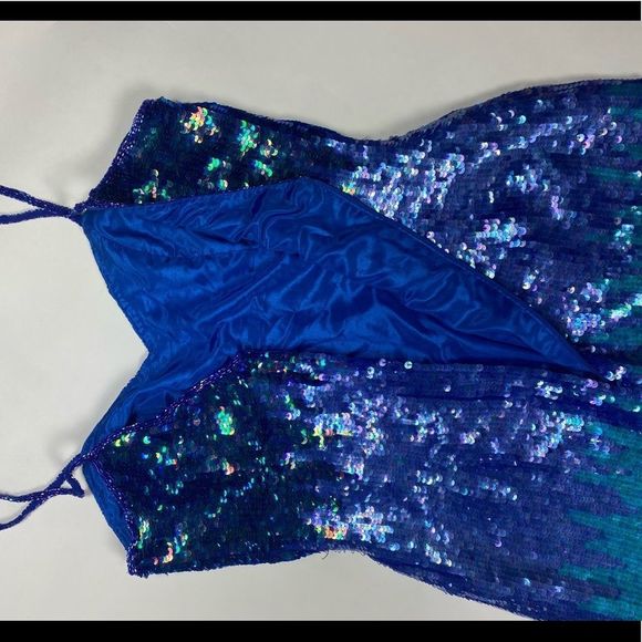 Vintage Adriana Papell Ombré Sequin dress - Picture 10 of 12